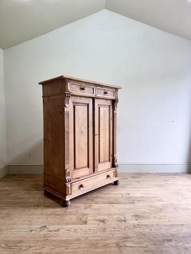 Vintage pine linen cupboard