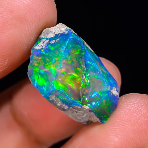 Black ethiopian opal - ethiopian, rough