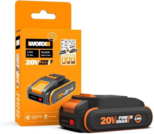 Worx wa3639 20v 0ah - worx, 2.0ah