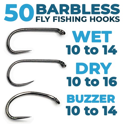 Barbless fly fishing - barbless,