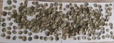 LOT OF 440 ANCIENT BYZANTINE COPPER TRACHIES 900-1300 AD