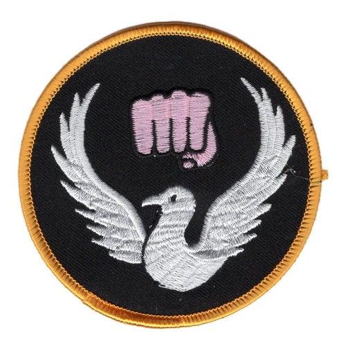 Martial arts embroidered badge - martial,