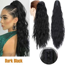Thick Ponytail Clip In Hair