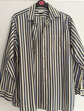 Laine Taylor Luxury Long Sleeve Shirt. Yellow And Blue size 16.5 Collar.