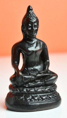 Miniature seated buddha statue - seated,