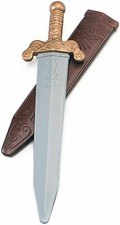 Roman Sword in Scabbard Toy Set Warrior Gladiator Fancy Dress Costume 40cm 