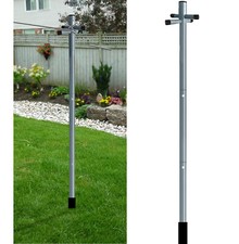 Galvanized washing line - galvanized, 2.4m