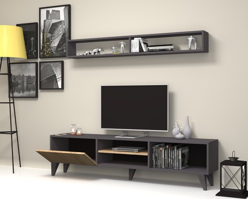 Amore unit and wall shelves - wall,