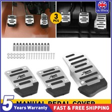 3Pcs Car Pedal Covers Manual