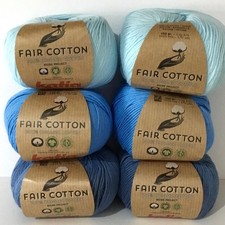 6 x 50grms KATIA FAIR COTTON