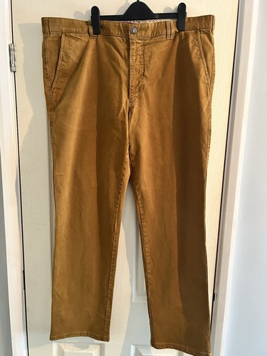 Meyer chino trousers mustard - meyer,