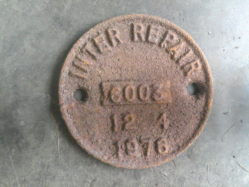 British railways wagon - plate,