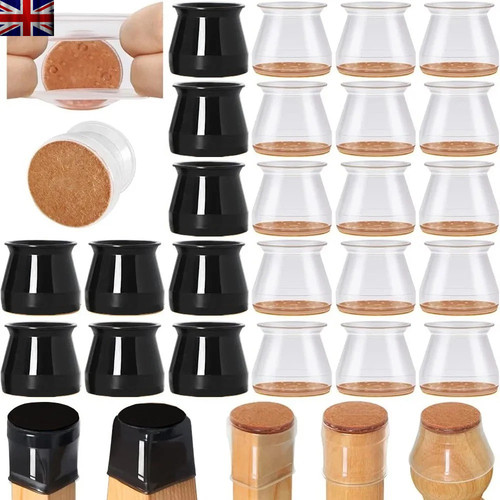 Silicone chair leg caps - chair,