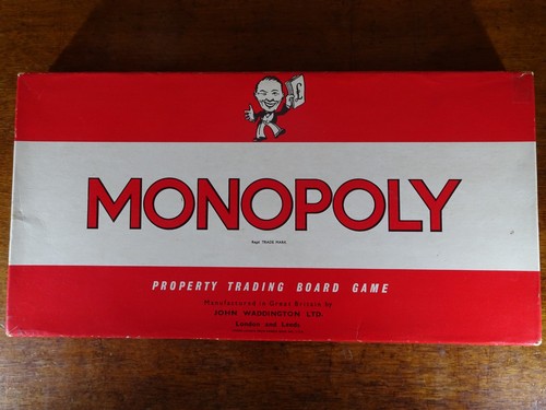 Vintage monopoly board - game,
