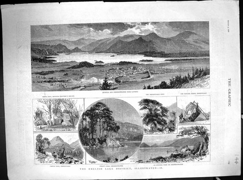 Old 1888 england - 1888, district