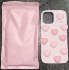 Love Heart Soft Clear Phone Case For iPhone 12 Pro Max  brand new 