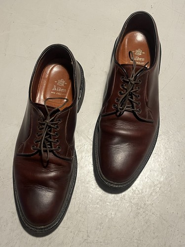 Plain toe blucher alden 9432s - plain,
