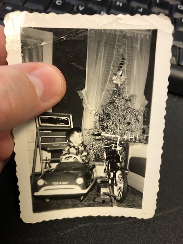 Vtg 1950s christmas morning - vtg,