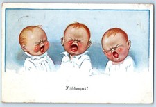 c1910's Crying Babies Funny