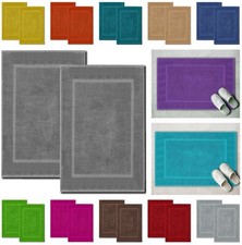 2 X Large Bath Mats Cotton