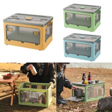 Large Folding Storage Box Stackable Baskets for Camping Caravan Picnic Motorhome
