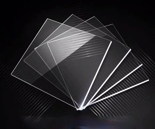 Clear acrylic sheets - clear, cut