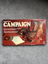 Vintage Campaign Board Game Waddingtons Family Napoleon War Strategy 1974