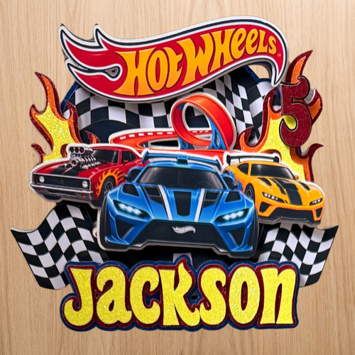 Hot wheels personalised - hot,