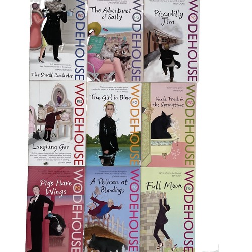 Wodehouse book bundle x9 - pg,