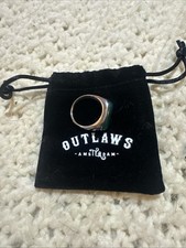 Outlaws Amsterdam Men’s Ring Emerald Sky Size 10