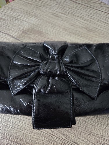 Jane shilton black patent box - jane,