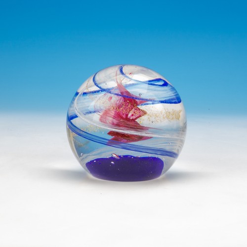 Vintage studio glass blue - glass,