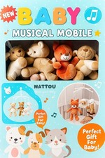 Baby Musical Mobile Cot, Crib, Nusery Toy Oscar & Fanny, Nattou. Mamas & Papas. 