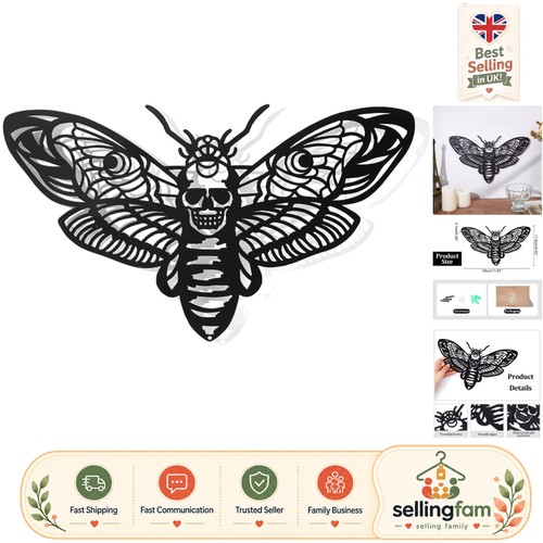 Durable moth silhouette - moth, wall