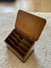 Antique Oak Wooden Stationary