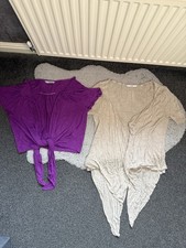 bundle of 2 drape short sleeve