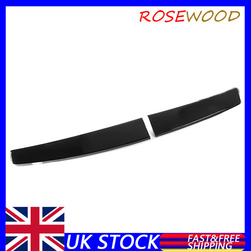 Gloss black rear trunk - black, spoiler