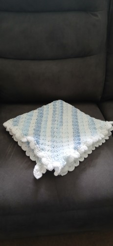 Handmade crochet baby blanket - handmade,