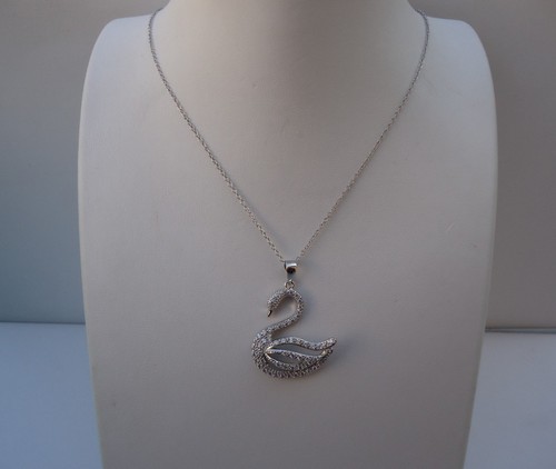 925 sterling silver swan - ,