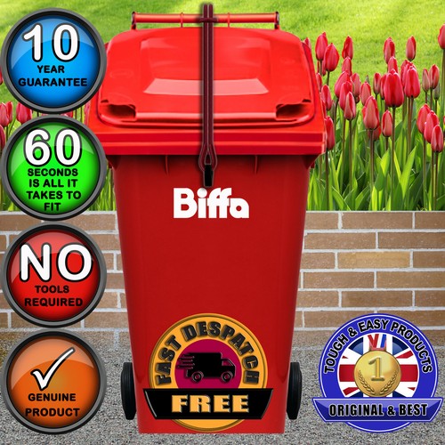 Biffa wheelie bin - wheelie,