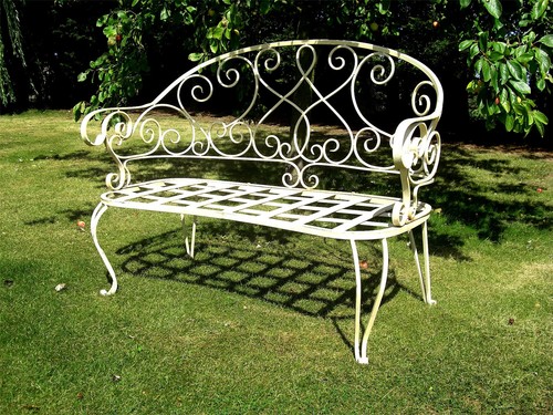 Antique white ornate swirl - antique,