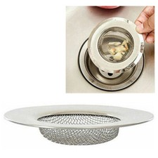 STAINLESS STEEL BATHTUB SINK SHOWER HAIR FOOD CATCHER DRAIN PLUG FILTER STRAINER