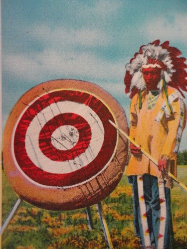 Postcard cherokee indian - postcard,