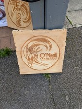 O'NEIL Vintage Advertising Board, Timber. Rare As Hens Teeth 