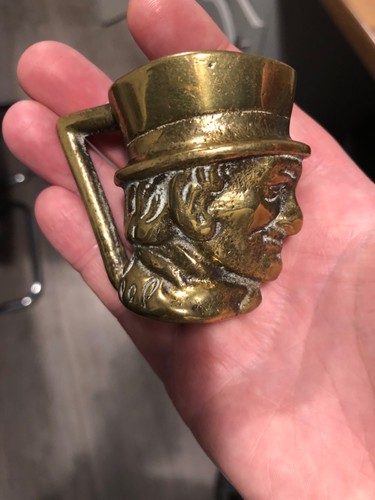 Vintage solid brass - , miniature
