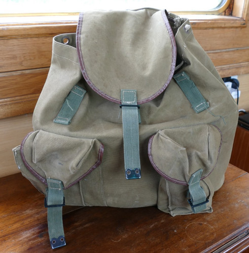 Vintage framed canvas - , ruck