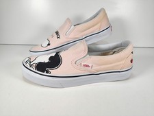 Vans Slip-On Peanuts Snoopy Charlie Brown Pink Canvas Adult UK 6