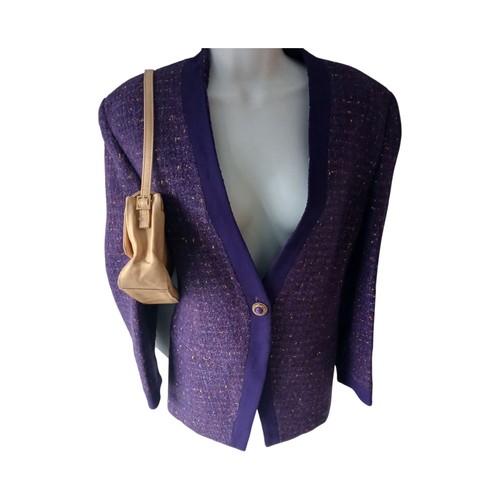 Tweed purple sparkle - 80's,