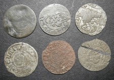 Latvia / Livonia - 6x random 17th century Riya Solidus Christina - lot D