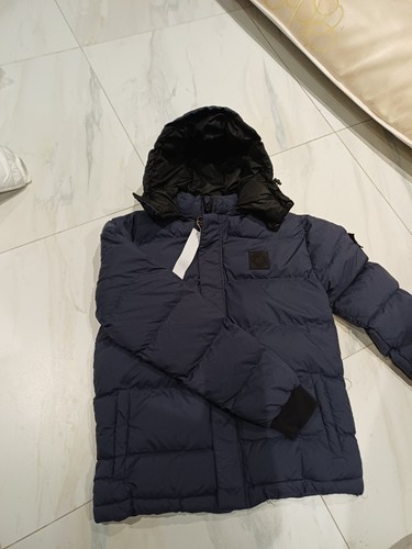 Stone island men blue hooded - stone, men's